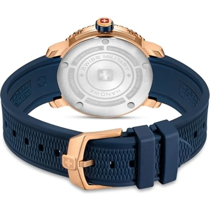 Swiss Military Hanowa Herren Analog Schweizer Quarzwerk Uhr mit Silikon Armband SMWGN0001720 – Bild 3