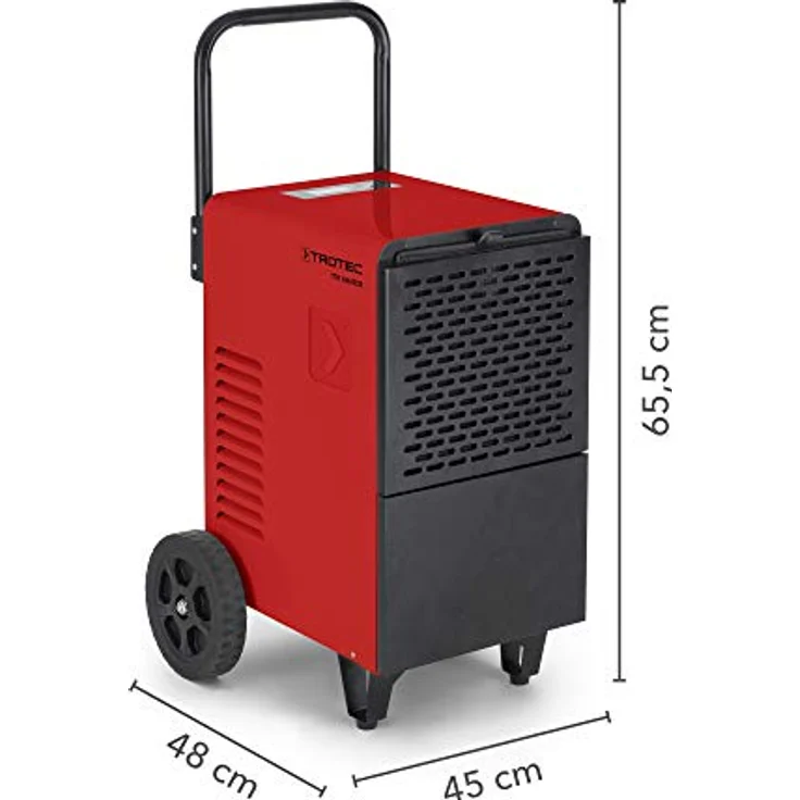 Trotec Luftentfeuchter TTK 166 ECO (max. 52 Liter/24h) für Raumgrößen bis 90 m² / 230 m³ | Hygrostatgesteuerter Automatikbetrieb | Entfeuchtung | Bautrockner | Luftentfeuchtung, weiß – Bild 4