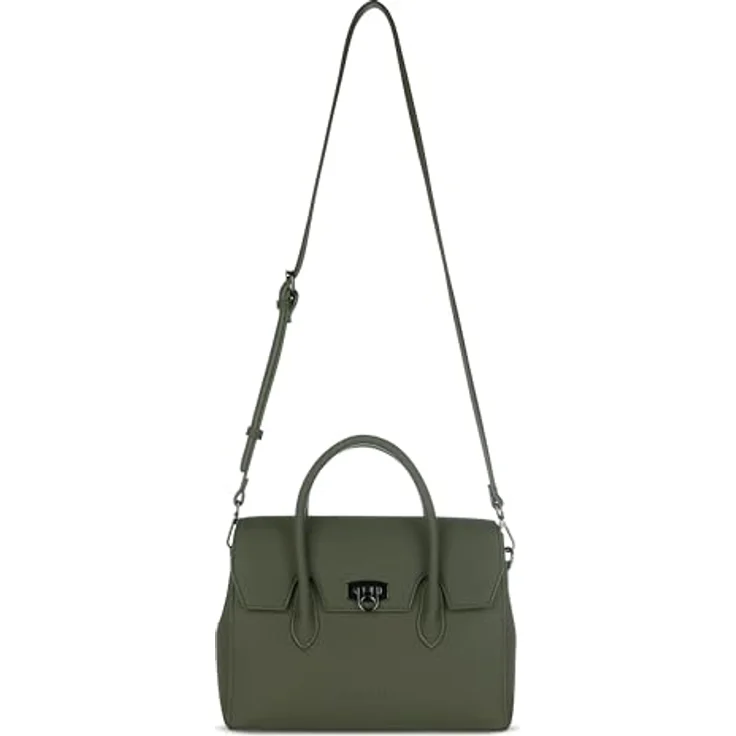 Bugatti Ira Schultertasche M, Handtasche mit 27 cm, Blau – Bild 4
