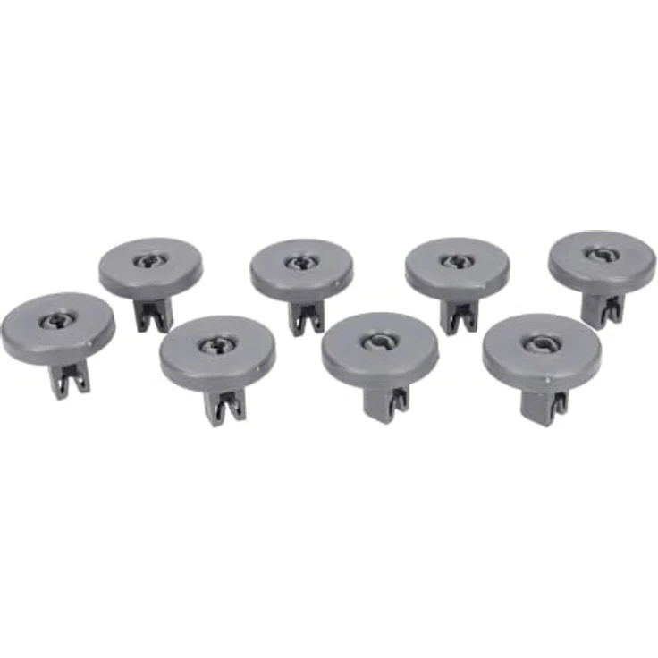 LUTH Premium Profi Parts Unterkorb Rollen Geschirrspüler 8x, grau, kompatibel mit AEG 50286965004, hitzebeständiger Kunststoff – Bild 2