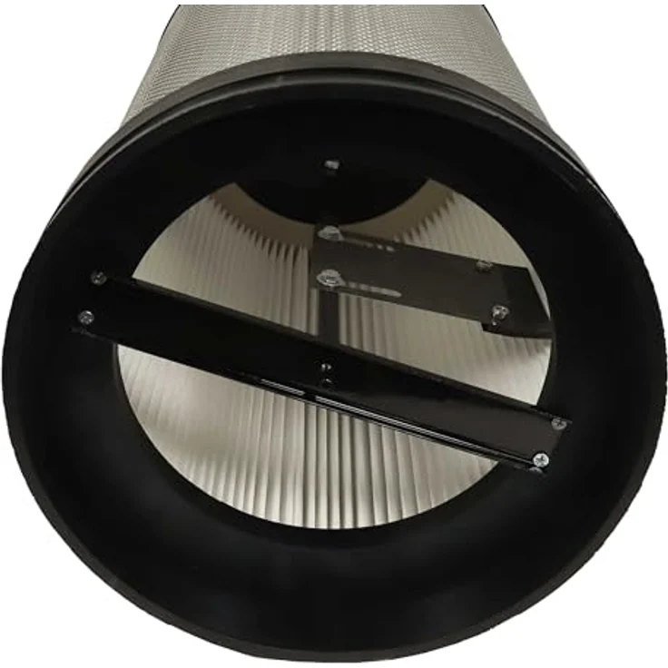 VHBW Feinstaubfilterpatrone kompatibel mit Metabo spa 1700 d und 1200, M5 Staubfilter mit Reinigungsbürste – Bild 6