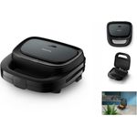 Philips Sandwichmaker Philips HD2330/90 Schwarz 750 W, 750 W - Antihaftversiegelung, Ein/Aus-Schalter, Anzeigeleuchte