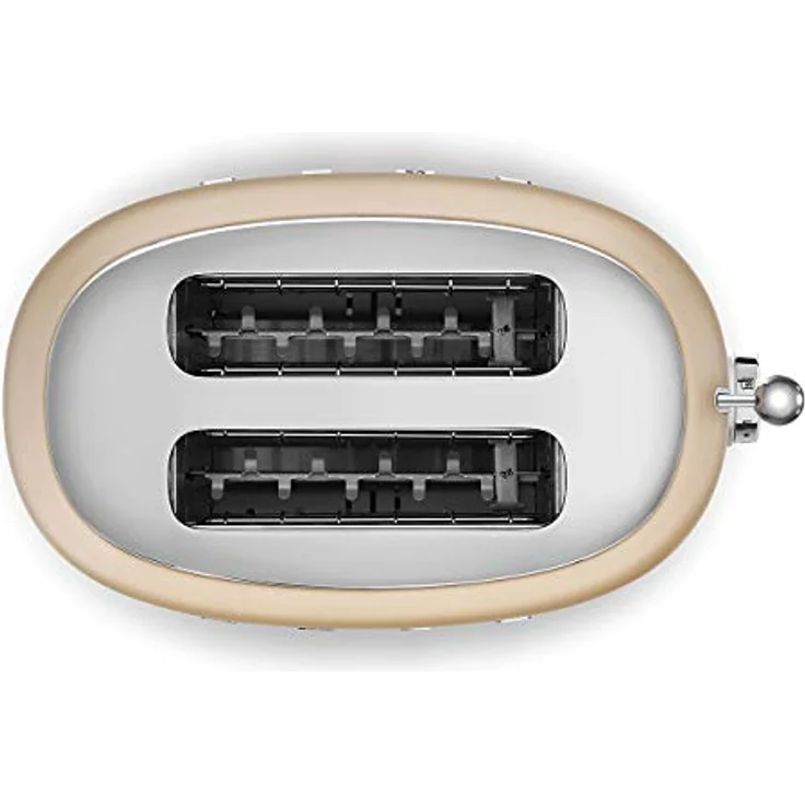 SMEG TSF01CHMEU Doppelschlitztoaster, 950W, 6 Bräunungsstufen, champagner matt – Bild 5