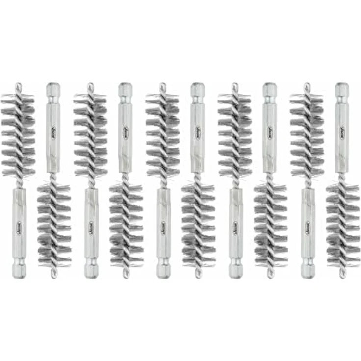 VIGOR Stahlbürsten-Satz V4646S-17, 10 Stück, Ø 17 mm für Staubsauger-Zubehör – Bild 2