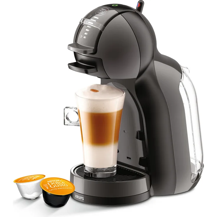 Krups KP1238.25 NESCAFÉ DOLCE GUSTO MINI ME, Kaffeekapselmaschine mit 15 bar Druck und Touch-Steuerung, schwarz