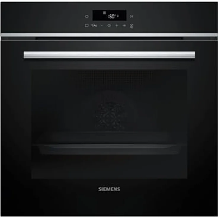 Siemens HB571ABS3 iQ300 Einbau-Backofen, 60 cm, Edelstahl, LED-Touchbedienung, cookControl10, 3D-Heißluft, Umluftgrill, Schnellaufheizung, Pyrolyse, activeClean, Kindersicherung – Bild 1