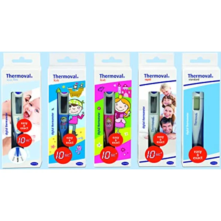 THERMOVAL standard digitales Fieberthermometer orale, rektale & axillare Messung – Bild 3