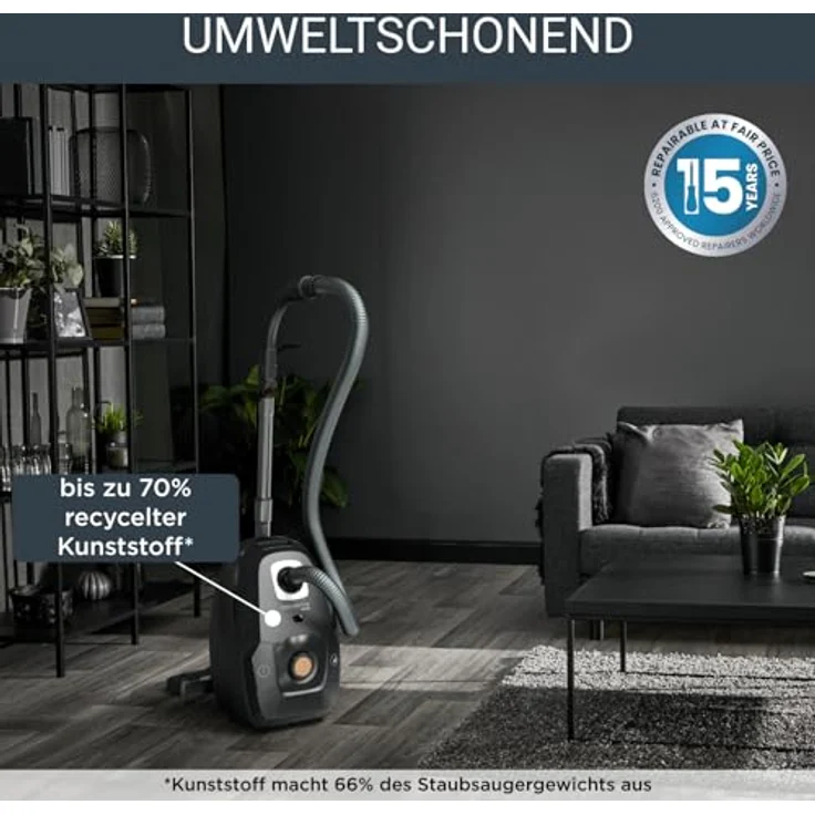 Rowenta RO6189 Bodenstaubsauger mit Beutel, 900 Watt, 12 m Aktrionsradius, schwarz – Bild 6