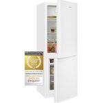 Exquisit Kühl Gefrierkombination KGC5232-60-E-040E weiss | 173 L Volumen | Kühlschrank mit Gefrierfach freistehend 50 cm Breite | Alarmfunktion | 4* Gefrieren