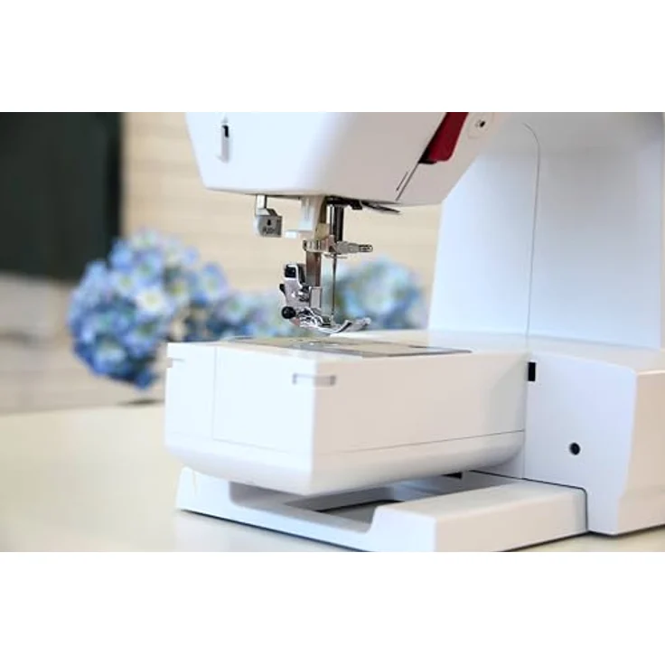 Bernette Computer-Nähmaschine sew&go 7, 80 Programme, -einstellbare Stichlänge, Stichbreite, Einfädelautomatik, Nadelstopp - swiss Design, LED-Nählicht, 7 Nähfüße – Bild 6