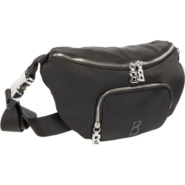 BOGNER Janica Hipbag, Gürteltasche in Schwarz mit verstellbarem Hüftgurt und zwei Zipperfächern – Bild 2