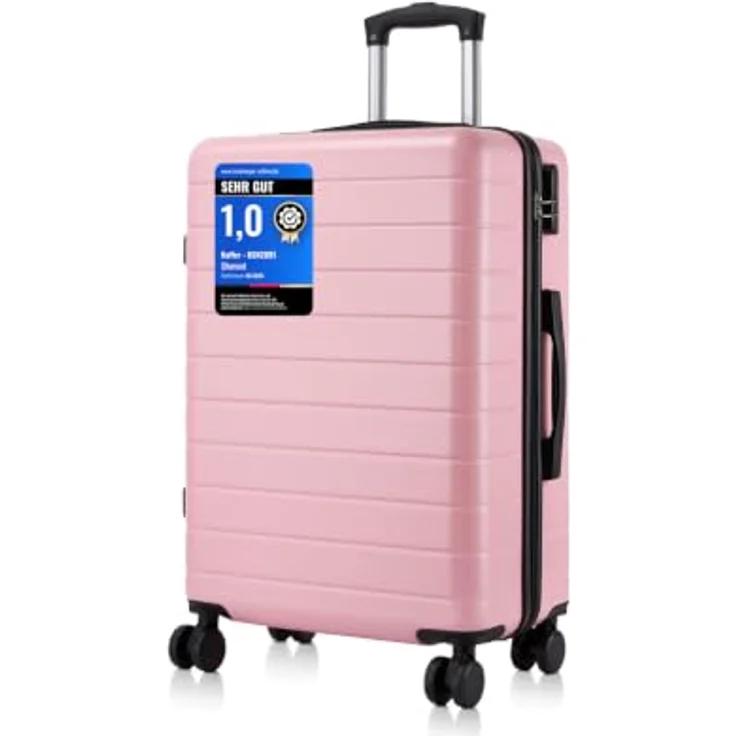 Shavont Koffer Mittelgroß 66cm L, Leichter Hartschalenkoffer mit 4 leisen Spinner-Rädern und 58,14 L Volumen – Bild 1
