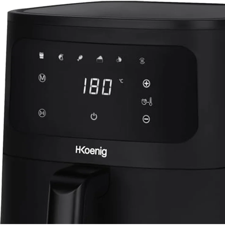 H.Koenig Airfryer XXL FRY880 Heißluftfritteuse ohne Öl, 8 l Kapazität, 5 Programme, Touchscreen – Bild 5