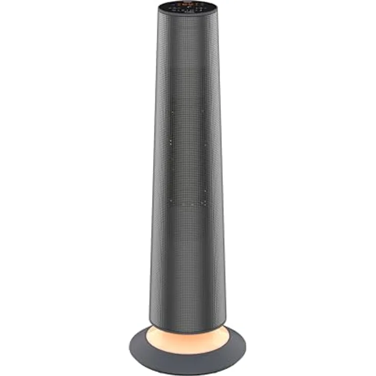 Fakir HT 1200 Turmheizlüfter, Heizlüfter mit effizienter Heizleistung, grau