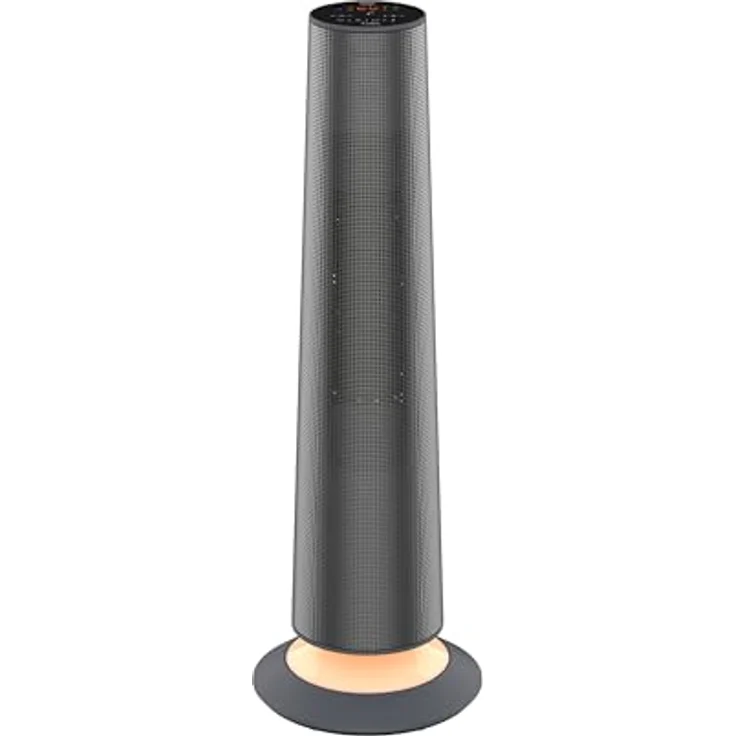 Fakir HT 1200 Turmheizlüfter, Heizlüfter mit effizienter Heizleistung, grau – Bild 1