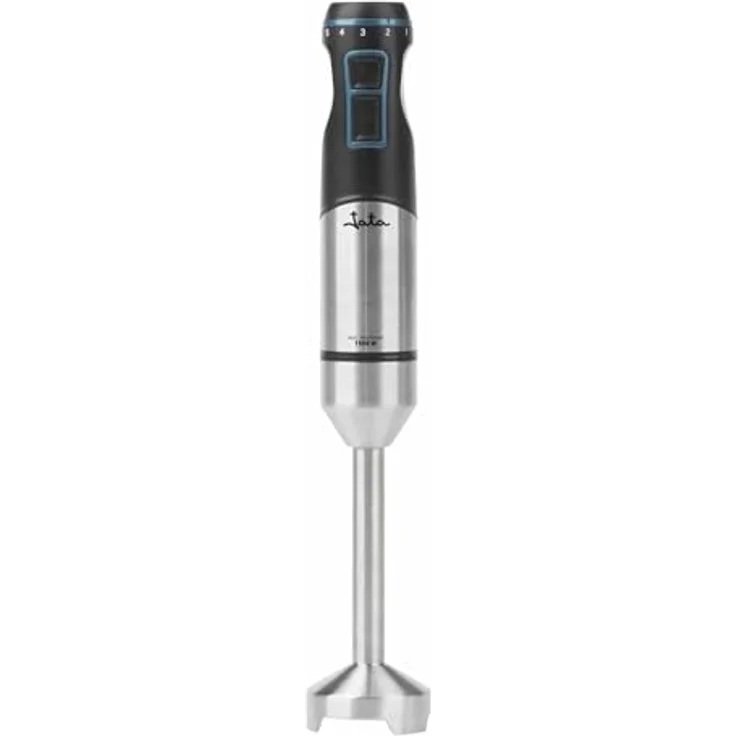 JATA JEBT1791 Handmixer 1500 W, Edelstahlklingen, abnehmbarer Standfuß, Geschwindigkeitsregler, inkl. Zerkleinerer und 700 ml Becher – Bild 3