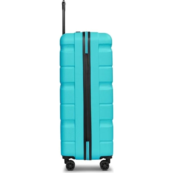 Franky Munich 4.0 Koffer groß | Hartschalen Trolley mit 4 Rollen, Kreuzpackgurt, arretierbarer Griff, Wäschefach und TSA-Zahlenschloss | 51 cm x 30 cm x 76 cm - 105l – Bild 4
