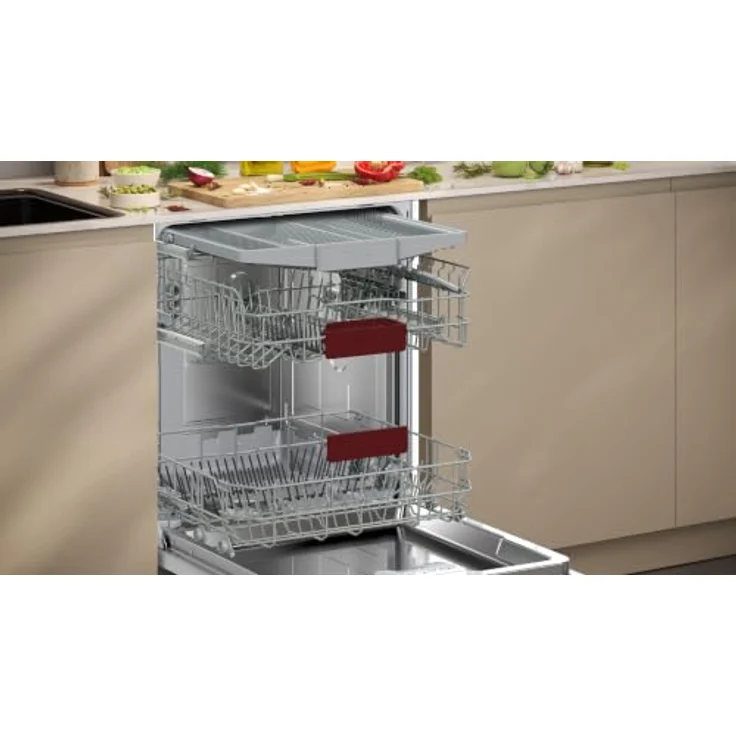 NEFF S155EVX04E, vollintegrierbarer Geschirrspüler mit Besteckschublade und InfoLight, 60 cm – Bild 3