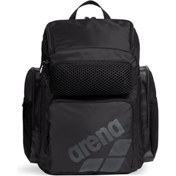 Arena ONE GO BACKPACK 45L, Sportrucksack mit Laptopfach und wasserabweisendem Material, schwarz – Bild 1