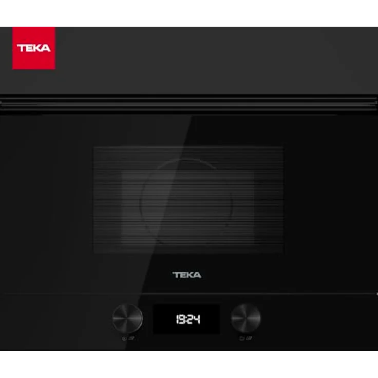 TEKA ML 8220 BIS L Einbau-Mikrowelle mit Grill, schwarzes Glas, 22 l Fassungsvermögen, 5 Leistungsstufen, 850 W, 9 Menüs, Innenkeramik, 2 Display-Fernbedienungen – Bild 4