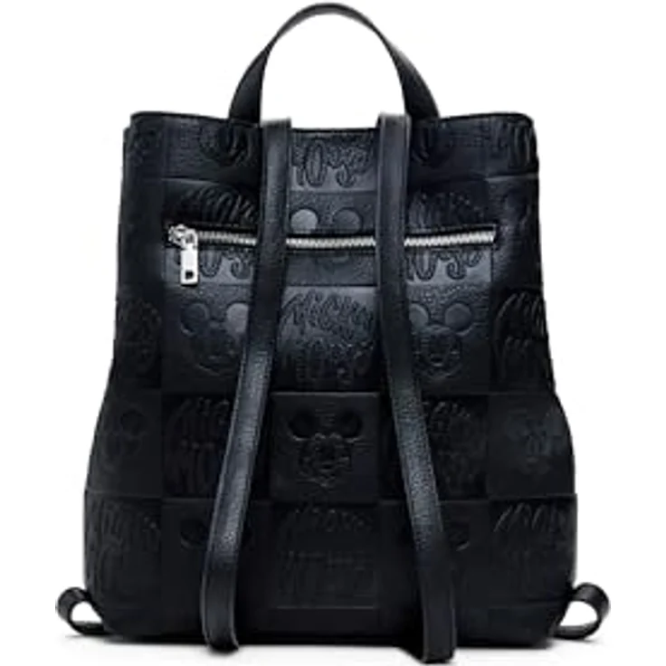Desigual All Mickey Sumy City Rucksack, 38 cm, schwarz, 100% Polyurethan, Maße 30 cm x 13 cm – Bild 2