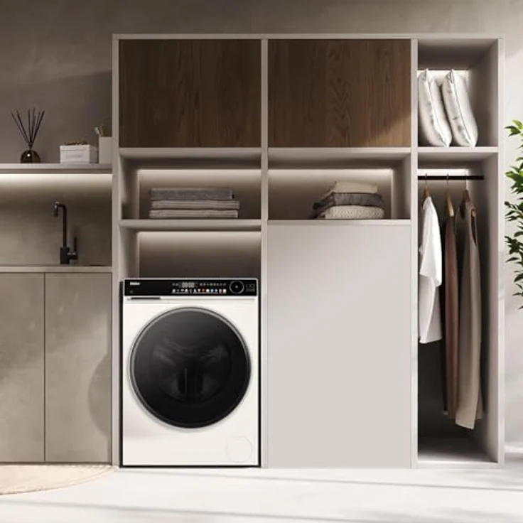 HAIER HW130-B14667U1 G7 Waschmaschine, 13 kg, 1330 U/Min., intelligente Automatik, XL Pillow-Schontrommel, Hygienefunktionen, Vollwasserschutz – Bild 2