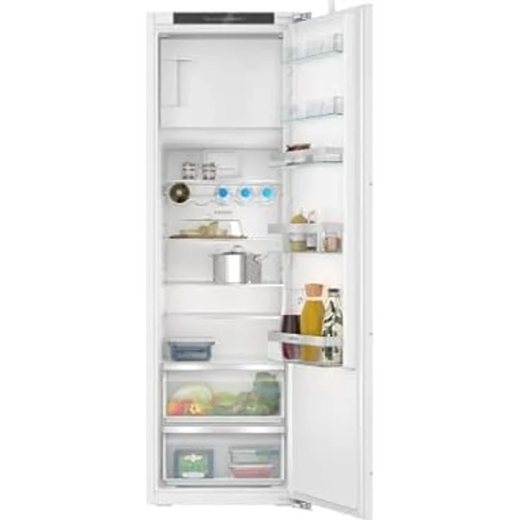 Siemens iQ300, Einbau-Kühlschrank mit Gefrierfach, 177.5 x 56 cm, Flachscharnier, KI82LVFE0 – Bild 1
