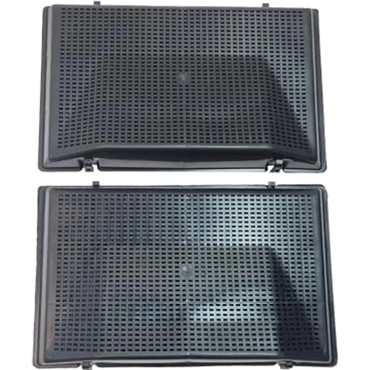 Whirlpool Ersatzteil Set 2 Kohlefilter AMC962 für Dunstabzugshauben von Fagor, Ariston, Hotpoint, Faure, Sauter, Ikea – Bild 1
