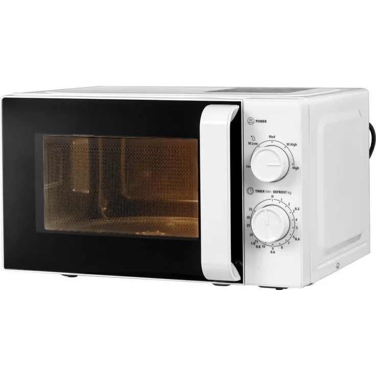 Smad Mikrowelle SM-20L, 20 l mit 360° drehbarer Basis, schnelles Kochen, einfache Reinigung