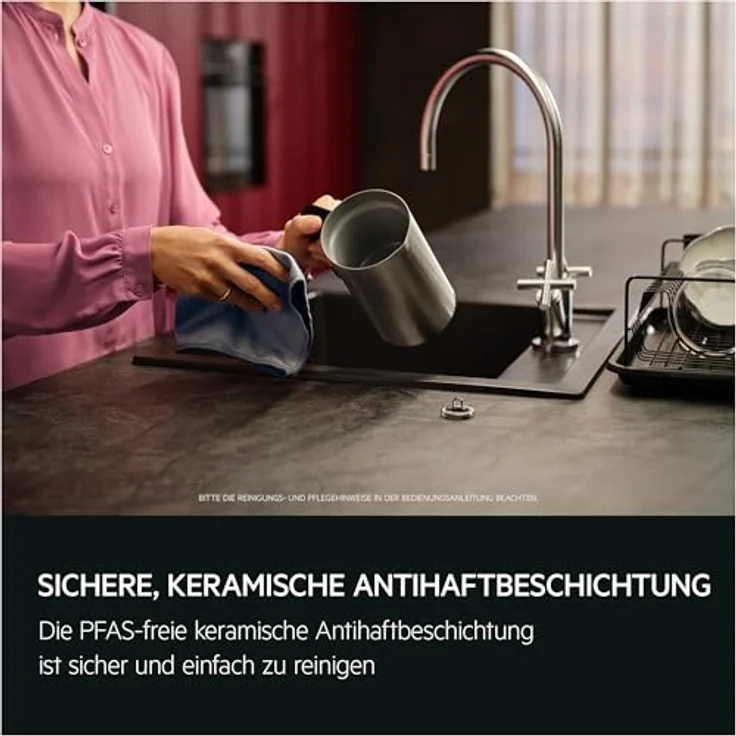 AEG Milchaufschäumer MF5-1-6ST, 5000 W, kompakter Milchaufschäumer für cremigen Milchschaum – Bild 9