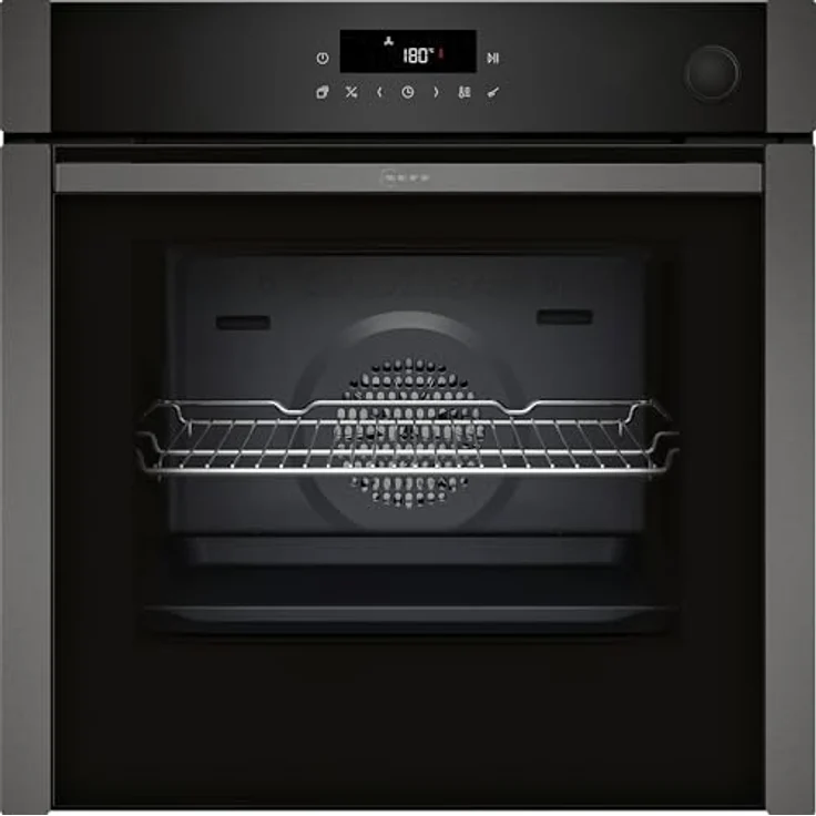Neff N 50 Einbau-Backofen mit Dampfunterstützung, 60 x 60 cm, Graphite-Grey – Bild 1