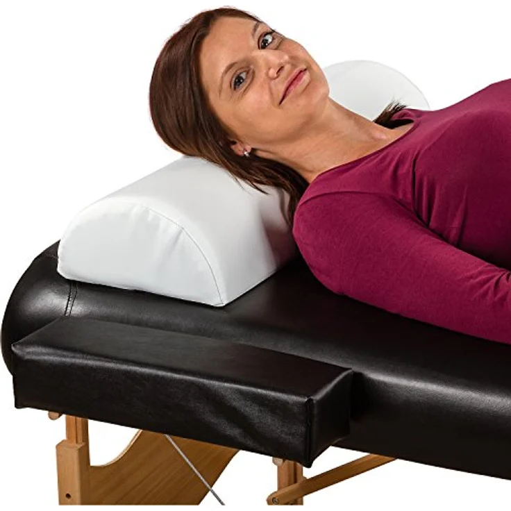 Movit Nackenkissen Für Massageliege, Knierolle Weiß Halb – Bild 2