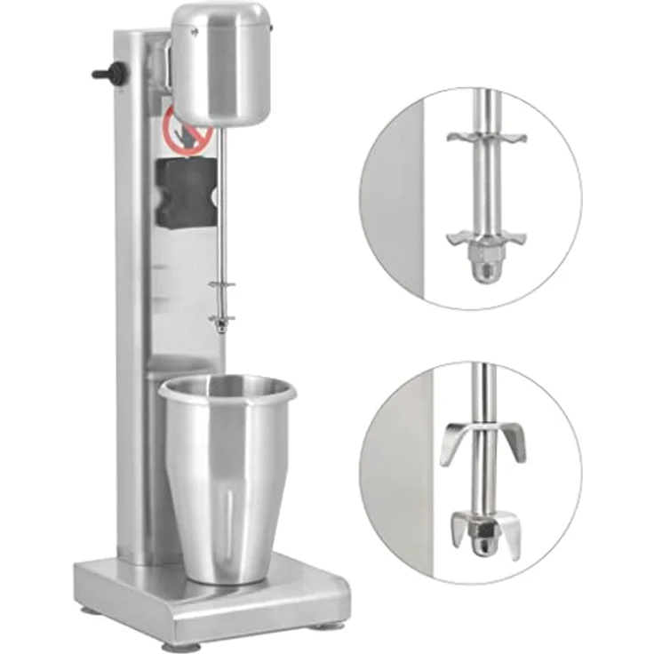 vidaXL Milchshake-Mixer Edelstahl 1 L – Bild 2