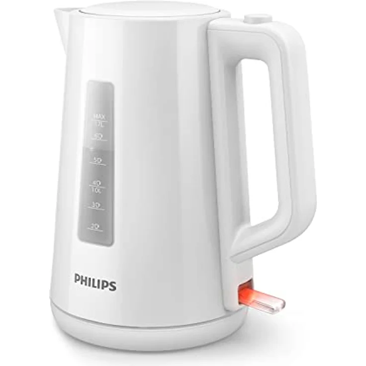 Philips HD9318-00 Wasserkocher Serie 3000, 1,7l, Federdeckel, LED-Anzeige, weiß – Bild 3