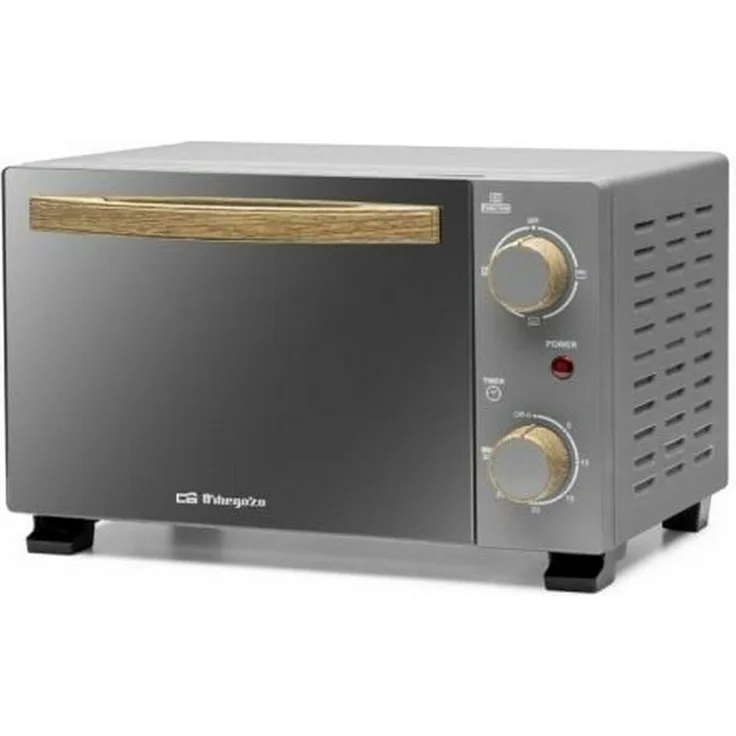 Orbegozo HO 995, Minibackofen Elektro-Ofen mit 10 L Volumen, 800 W, grau
