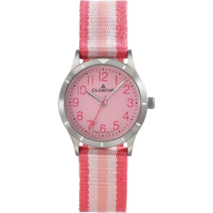 Dugena Kinder-Armbanduhr Adventure Kidz, Titan, wasserdicht, 10 bar, rosa – Bild 1