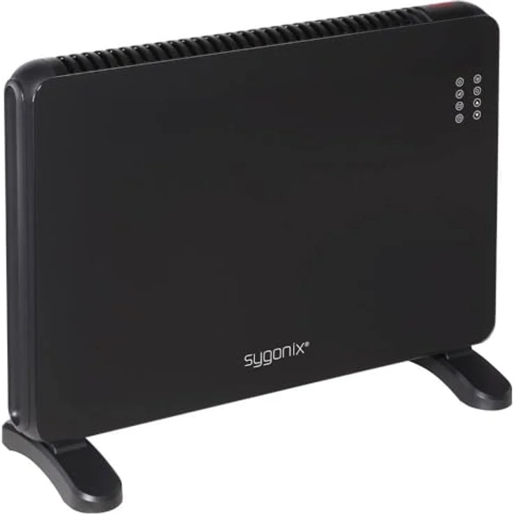 Sygonix SY-6735640 Heizlüfter, Heizgerät für Räume bis 20 m², Schwarz – Bild 3