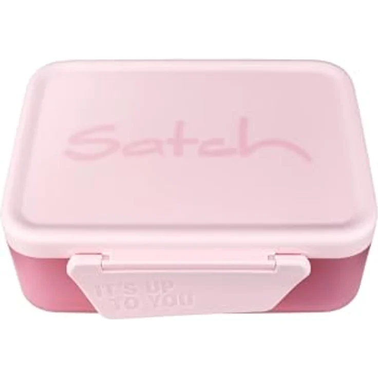 Satch Lunchbox Brotdose, Tritan, 1-tlg. mit Trennfach für Obst und Gemüse, farbenfroh und spülmaschinenfest – Bild 1