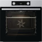 Gorenje OptiBake BOS 6737 E02X Einbau-Backofen / 77L / AquaClean/Heißluft/ExtraSteam/AirFry/PerfectGrill/Pizzamode 300°C/Edelstahl, Inox