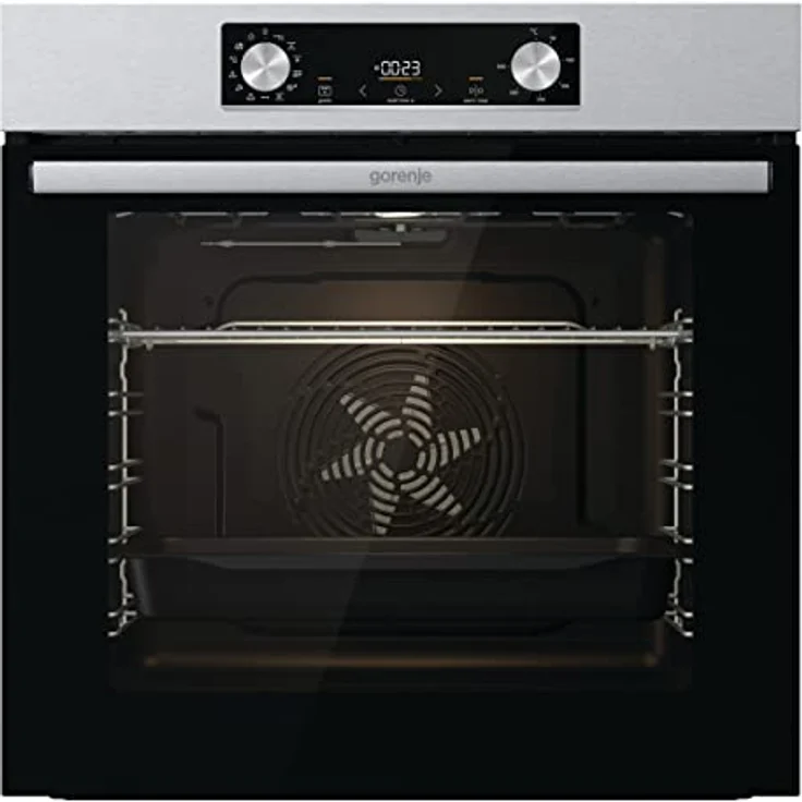 Gorenje OptiBake BOS 6737 E02X Einbau-Backofen / 77L / AquaClean/Heißluft/ExtraSteam/AirFry/PerfectGrill/Pizzamode 300°C/Edelstahl, Inox – Bild 1