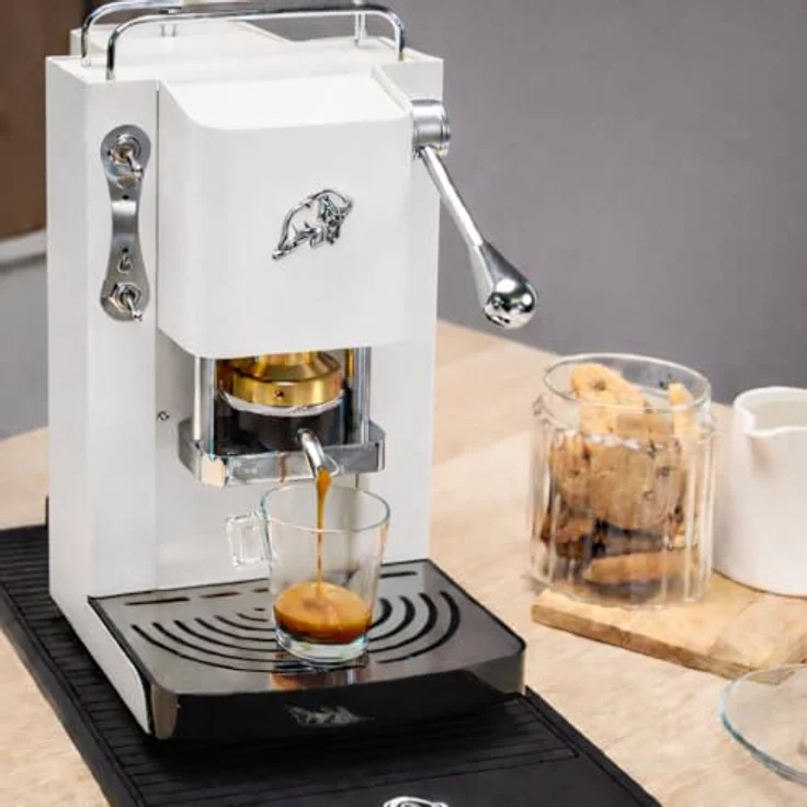 Faber Pro Essential, Kapselmaschine in Weiß und Chrom mit elegantem Design – Bild 2