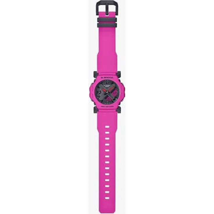 Casio Watch GA-2300-4AER, Analog-Digital-Uhr mit Kalenderfunktion und rosa Kunststoff Band – Bild 2