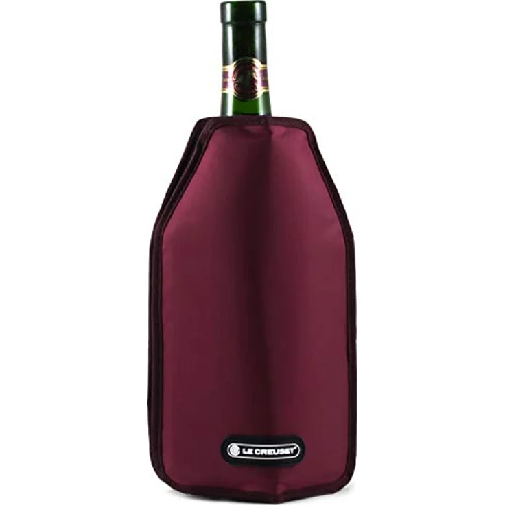 Le Creuset Tragbarer Flaschenkühler für Wein oder Champagner, Burgundy, Wasserabweisender Stoff, WA-126 – Bild 2
