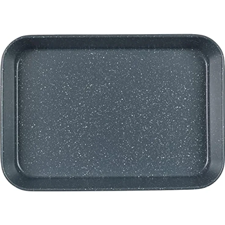 Russell Hobbs RH01832EU Nightfall 39.5cm tiefer Ofenbackform, BPA/PFOA-frei, Kohlenstoffstahl leicht zu reinigen backform, Blauer Marmor design, Sonntagsbraten, Fleisch, backblech