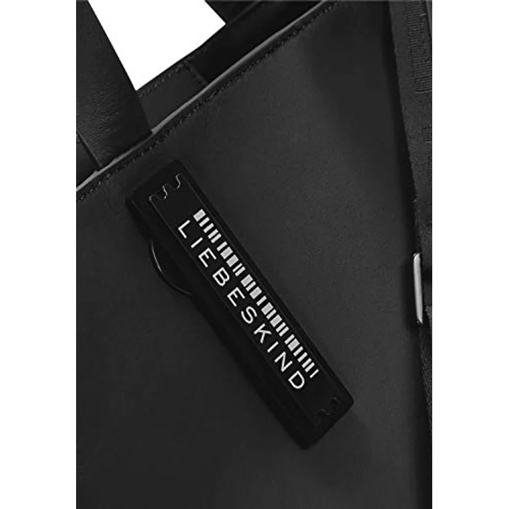 Liebeskind Berlin Shopper Paper Bag, modische Optik, Crossbody Bag, zertifiziert nach Leather Working Group, schwarz - Preisvergleich – Bild 5