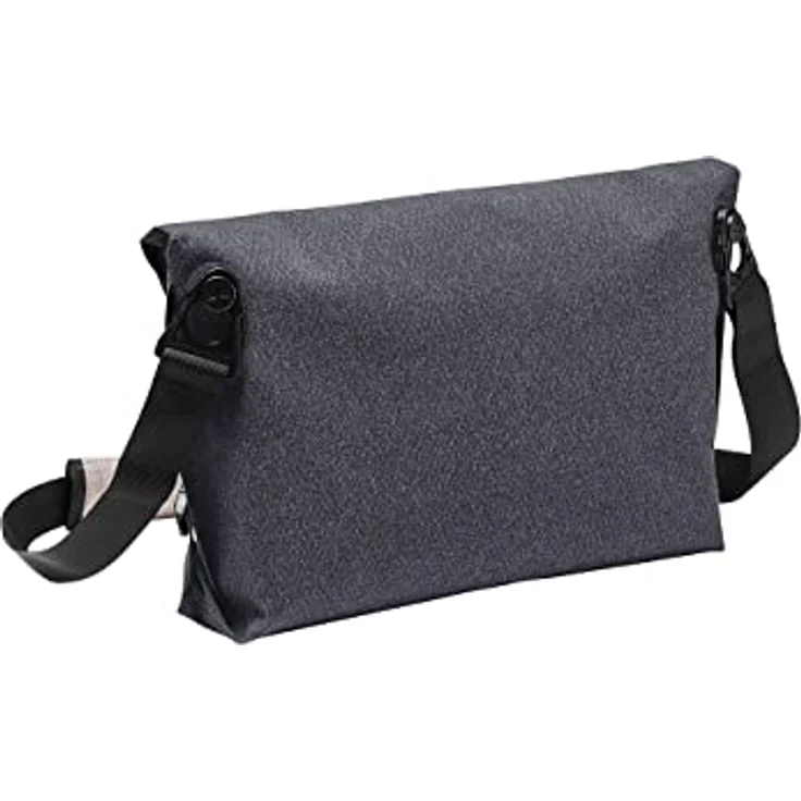 VAUDE Umhängetasche Vaude Schultertasche Schmalegg Black, recyceltes wasserdichtes Material, Laptopfach, Smartphonefach – Bild 2