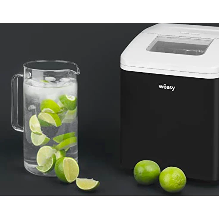 Winkel KW12 Eiswürfelmaschine- 12 kg Eiswürfel pro Tag - Sichtfenster - 2,2 Liter Wassertank - Wasserstandsanzeige - schwarz – Bild 8