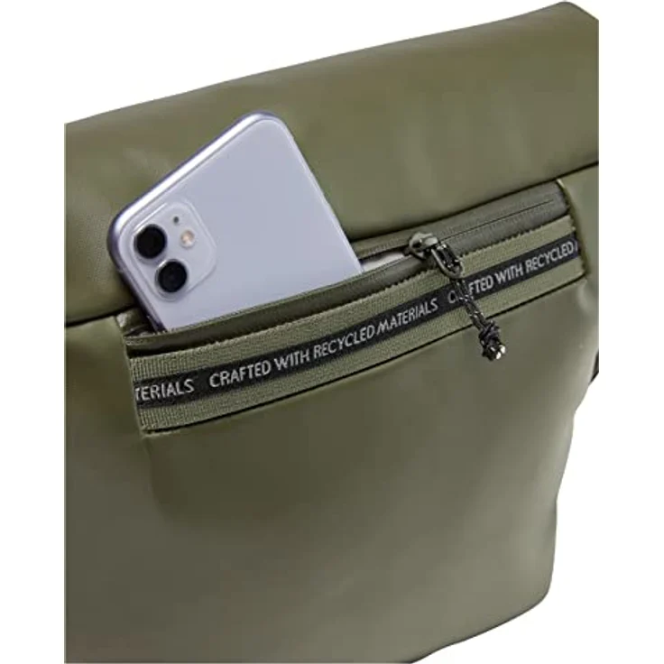 VAUDE Umhängetasche Mineo 9 Messenger-Tasche Office-Tasche, 9 Liter, recyceltes Polyester, PVC-frei, schwarz – Bild 5