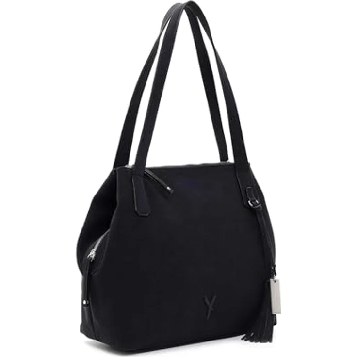 SURI FREY Shopper SFY Romy, Veganer Damen-Shopper aus Feinsynthetik, Lasercut-Optik, Uni-Design – Bild 5