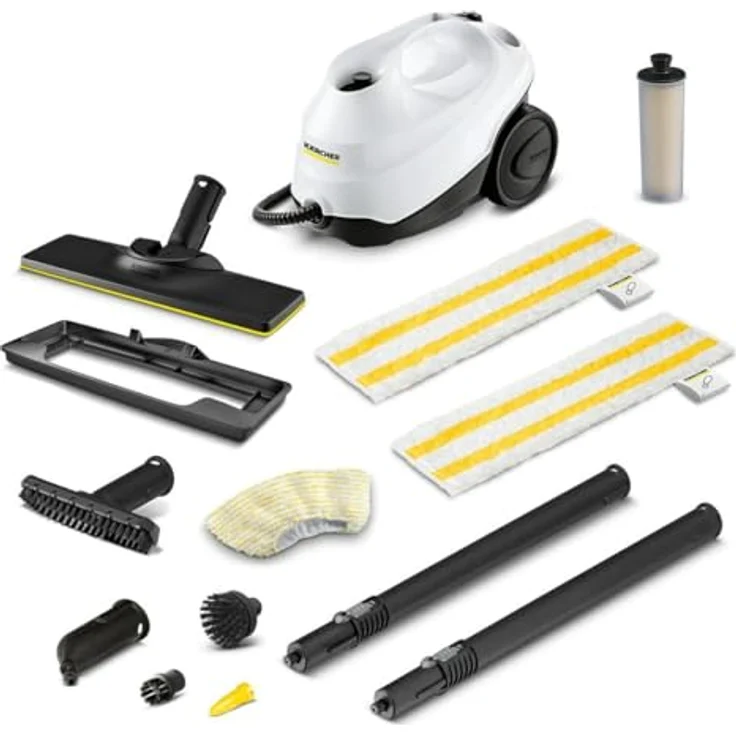 Kärcher SC 3 EasyFix Plus 1.513-661.0, Dampfreiniger, Gelb, Schwarz, Weiss – Bild 1